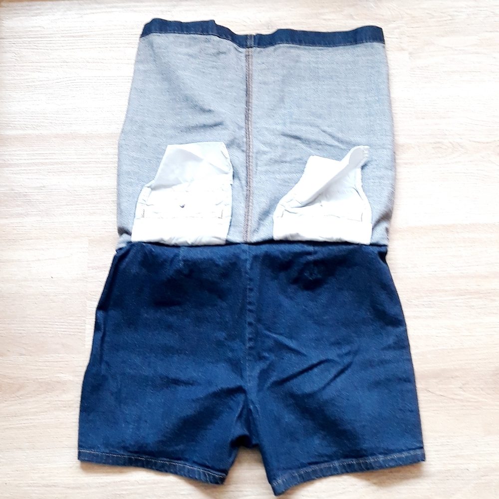 Sonoma Life + Style Blue Denim Everyday Skort - Sz 10 Dark Wash Jean Mini Skirt - Picture 6 of 9